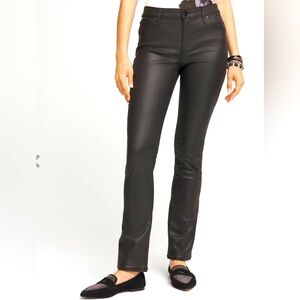 Chicos Girlfriend Coated Jeans - 8P. Like New!